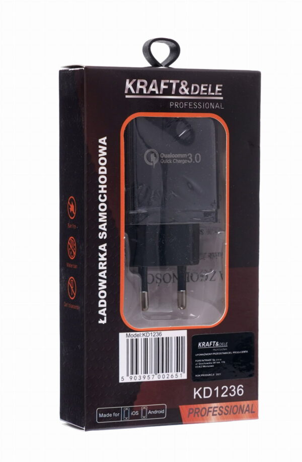 QUICK CHARGE 3.0 seinalaadija KD1236 - Image 2
