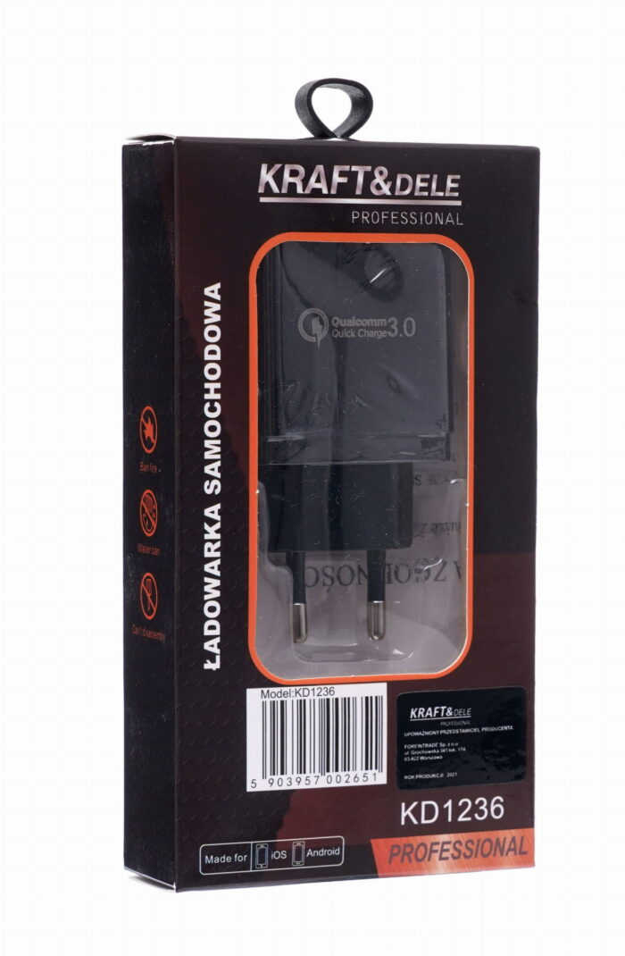 QUICK CHARGE 3.0 seinalaadija KD1236 - Image 2