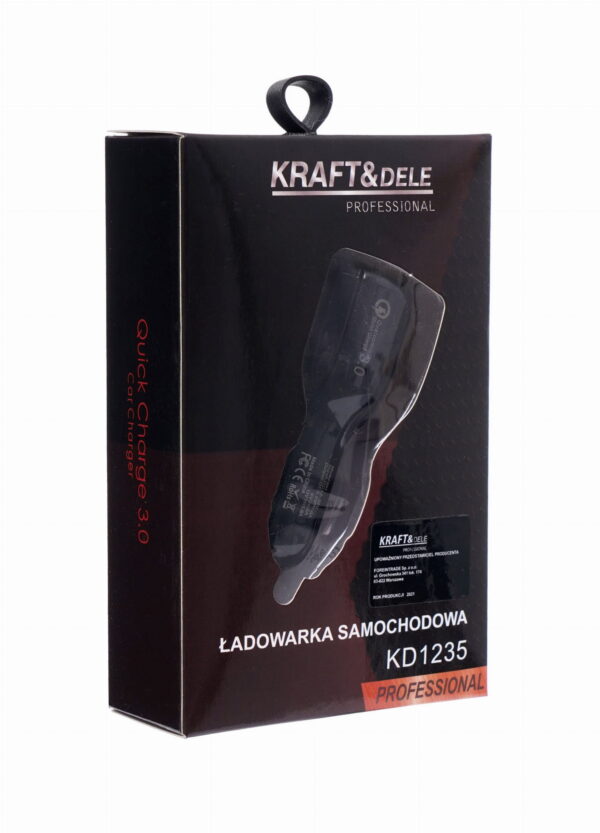 KIIRLAADIMINE Autolaadija 2 USB-porti KD1235 - Image 2