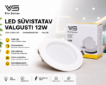 VS Pro Series LED süvistatav valgusti 12W