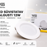 VS Pro Series LED süvistatav valgusti 12W